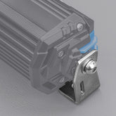 Side Brackets for LED Light Bars Brushed Stainless 59mm Profile